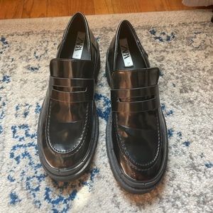 ZARA PLATFORM LOAFERS
